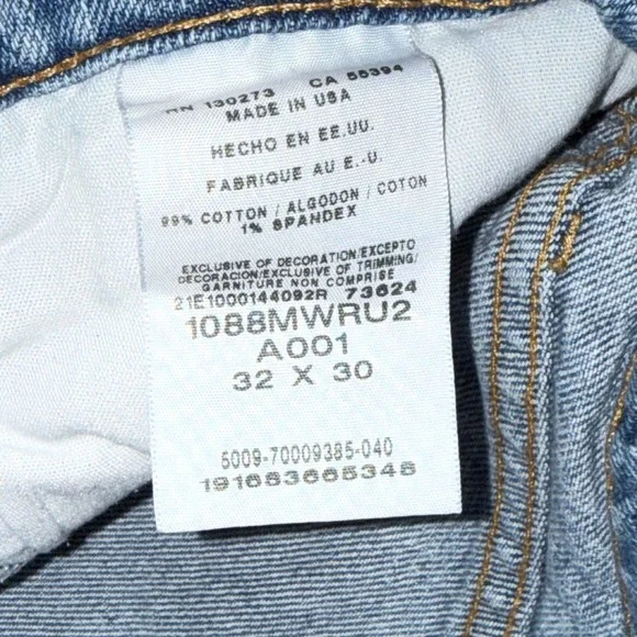 Wrangler Rooted Collection Mens Jeans 33x30 Made in USA Light Wash 1088MWRU2 - Picture 4 of 8